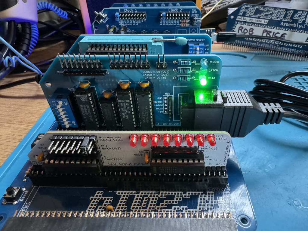 RC2025 – Part 5 – Writing a reusable Z80 subroutine to read the NES controller